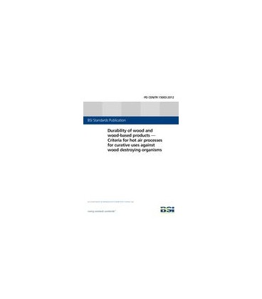 BS PD CEN/TR 15003:2012