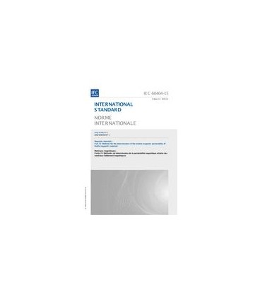 IEC 60404-15 Amd.1 Ed. 1.0 b:2016
