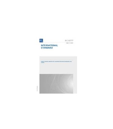 IEC 62777 Ed. 1.0 en:2016