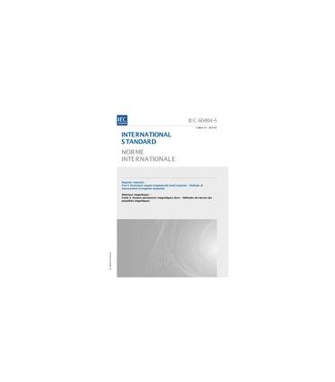IEC 60404-5 Ed. 3.0 b:2015