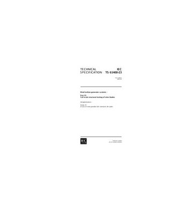 IEC 61400-23 Ed. 1.0 en:2014