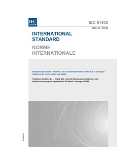 IEC 61938 Ed. 2.0 b:2013