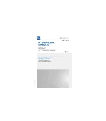 IEC 62271-1 Ed. 1.1 b:2011