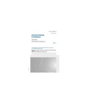 IEC 62660-2 Ed. 1.0 b:2010