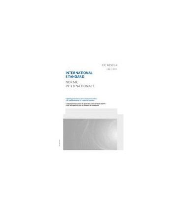IEC 62561-4 Ed. 1.0 b:2010