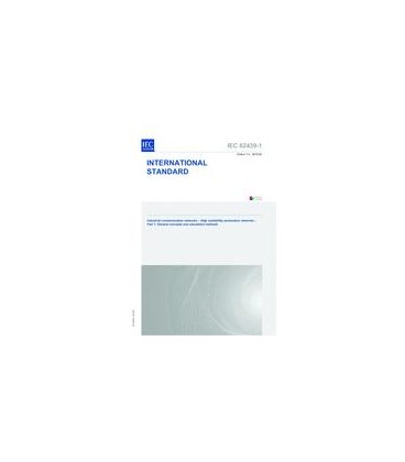 IEC 62439-1 Ed. 1.0 en:2010