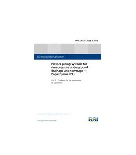 BS PD CEN/TS 12666-2:2012