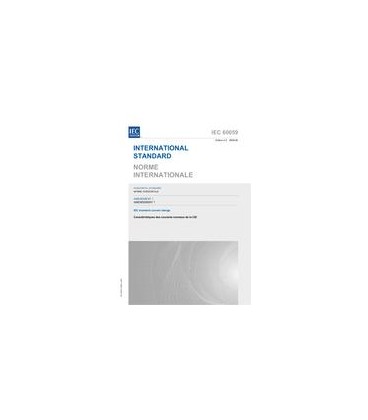 IEC 60059 Amd.1 Ed. 2.0 b:2009