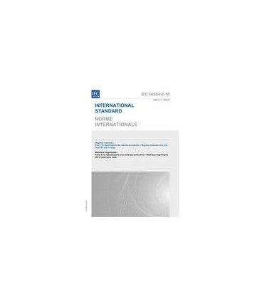 IEC 60404-8-10 Ed. 2.0 b:2009