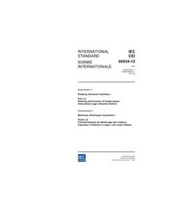 IEC 60034-12 Amd.1 Ed. 2.0 b:2007