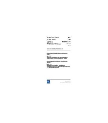 IEC 60335-2-71 Ed. 2.1 b:2007