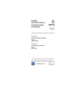 IEC 60034-9 Amd.1 Ed. 4.0 b:2007
