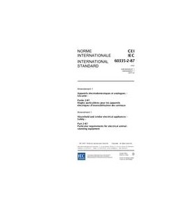 IEC 60335-2-87 Amd.1 Ed. 2.0 b:2007