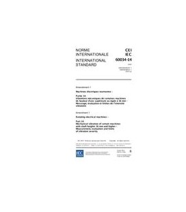 IEC 60034-14 Amd.1 Ed. 3.0 b:2007