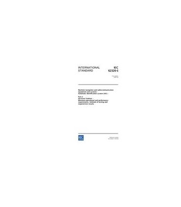 IEC 62320-1 Ed. 1.0 en:2007