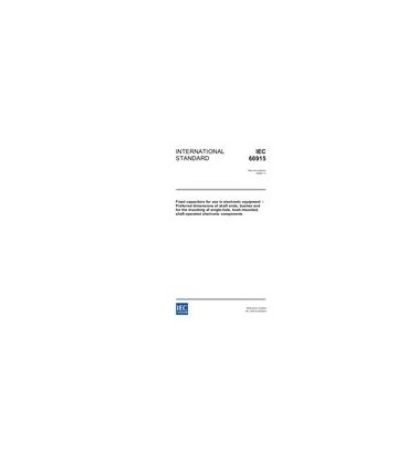 IEC 60915 Ed. 2.0 en:2006