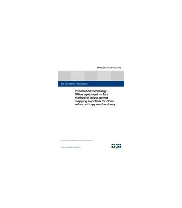 BS PD ISO/IEC TR 29186:2012