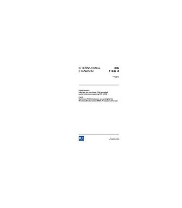 IEC 61937-8 Ed. 1.0 en:2006