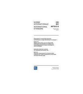 IEC 60730-2-4 Ed. 2.0 b:2006