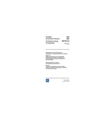 IEC 60730-2-4 Ed. 2.0 b:2006
