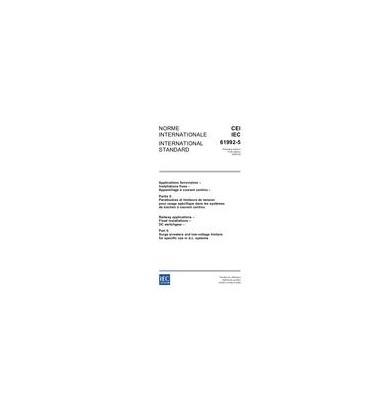 IEC 61992-5 Ed. 1.0 b:2006