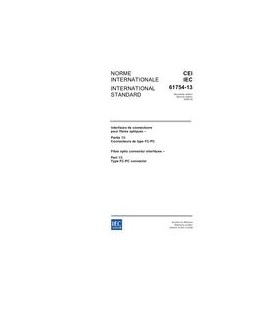 IEC 61754-13 Ed. 2.0 b:2006