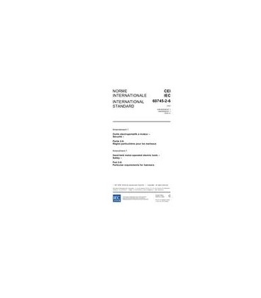 IEC 60745-2-6 Amd.1 Ed. 2.0 b:2006