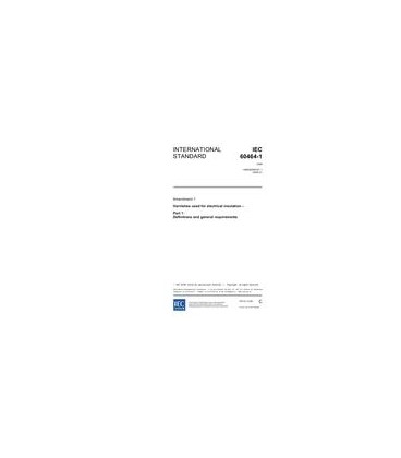 IEC 60464-1 Amd.1 Ed. 2.0 en:2006