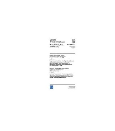IEC 61326-2-1 Ed. 1.0 b:2005