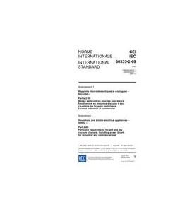 IEC 60335-2-69 Amd.1 Ed. 3.0 b:2005