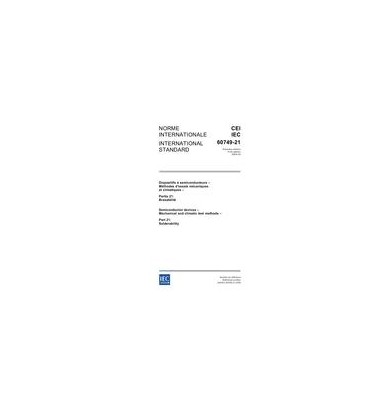 IEC 60749-21 Ed. 1.0 b:2005