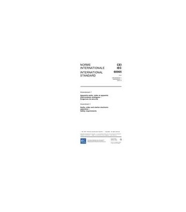 IEC 60065 Amd.1 Ed. 7.0 b:2005