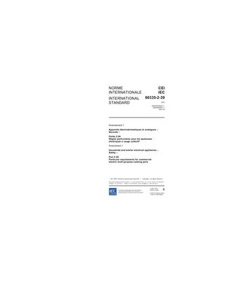 IEC 60335-2-39 Amd.1 Ed. 5.0 b:2005