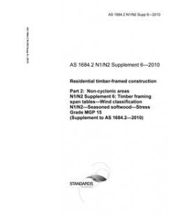 AS 1684.2 N1 N2 SUPP 6-2010