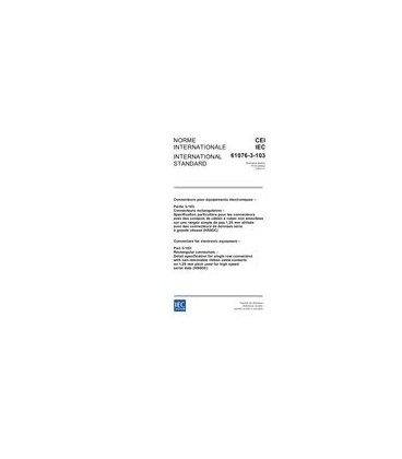 IEC 61076-3-103 Ed. 1.0 b:2005