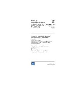 IEC 61280-2-10 Ed. 1.0 b:2005