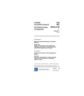 IEC 60335-2-54 Amd.1 Ed. 3.0 b:2005