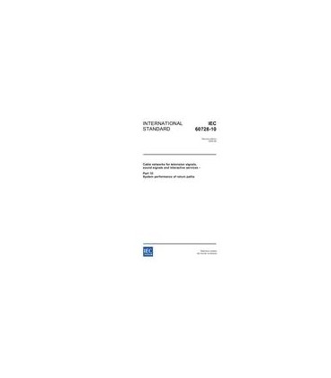 IEC 60728-10 Ed. 2.0 en:2005