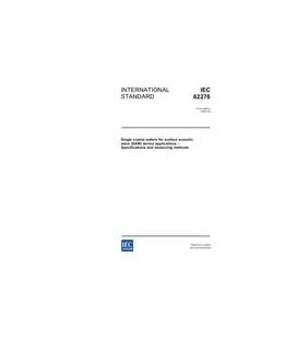 IEC 62276 Ed. 1.0 en:2005