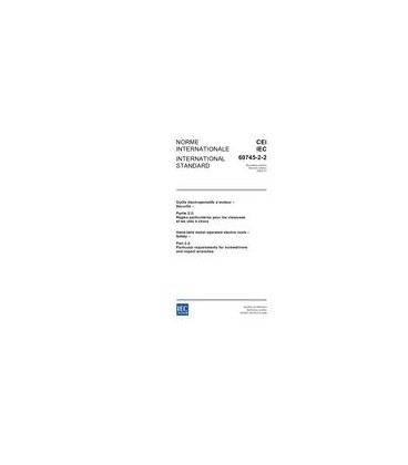 IEC 60745-2-2 Ed. 2.0 b:2003