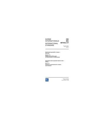 IEC 60745-2-17 Ed. 2.0 b:2003