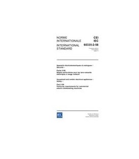 IEC 60335-2-58 Ed. 3.0 b:2002