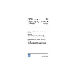 IEC 60335-2-36 Ed. 5.0 b:2002