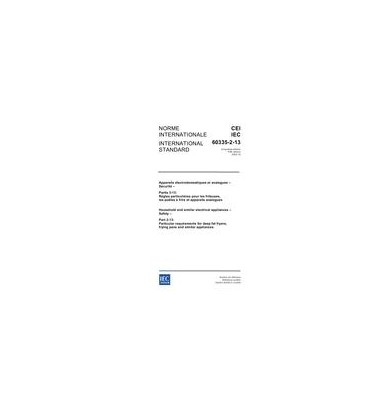 IEC 60335-2-13 Ed. 5.0 b:2002