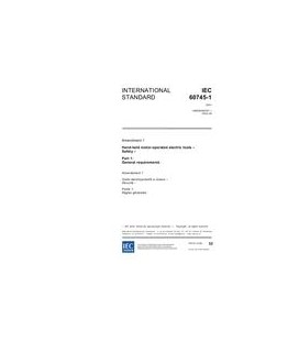 IEC 60745-1 Amd.1 Ed. 3.0 en:2002