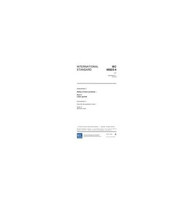 IEC 60825-4 Amd.1 Ed. 1.0 en:2002
