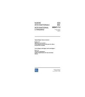 IEC 60947-7-3 Ed. 1.0 b:2002