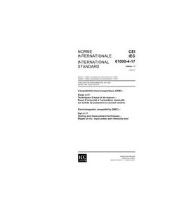 IEC 61000-4-17 Ed. 1.1 b:2002
