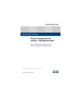 BS PD IEC/TS 62239-1:2012