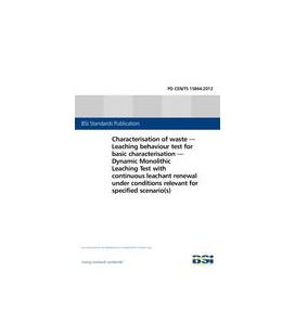 BS PD CEN/TS 15864:2012